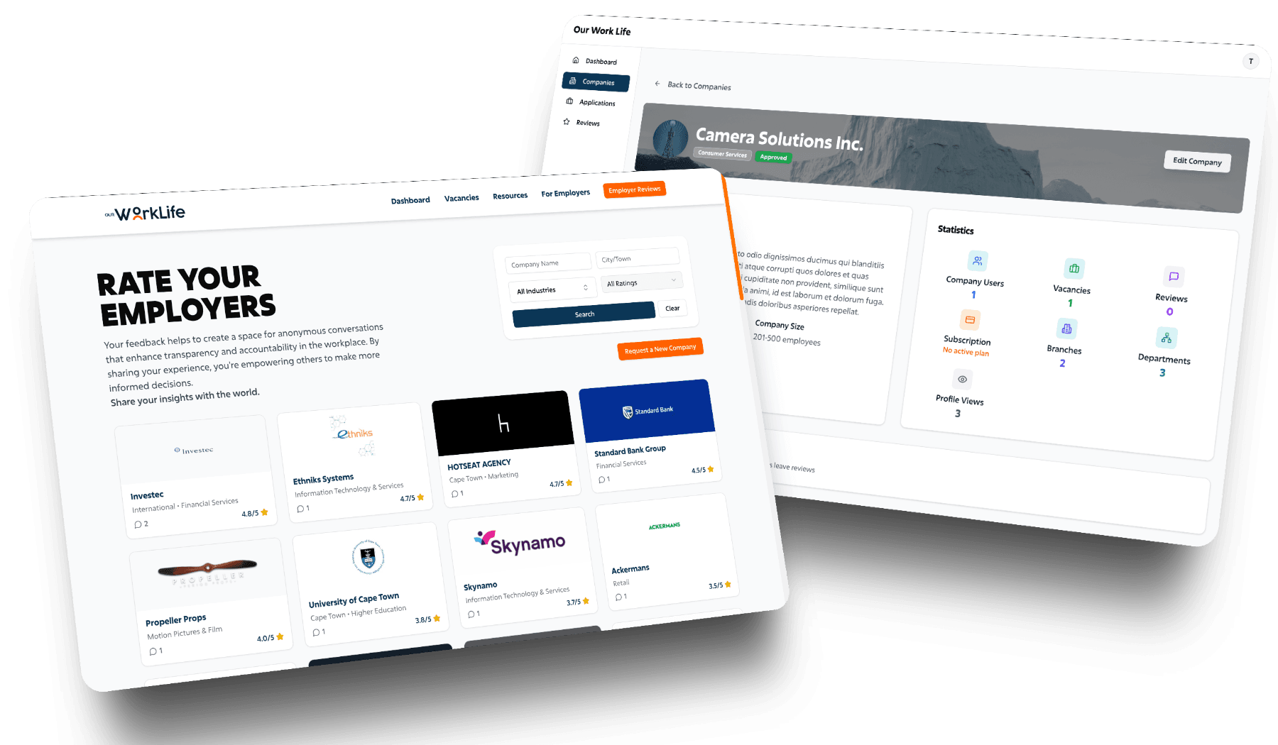 Company Review & Vacancy Platform